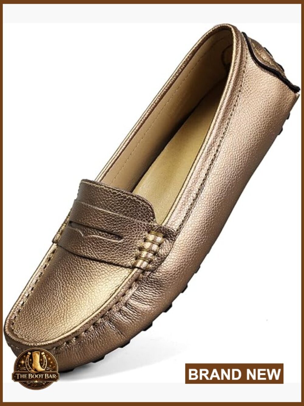 Classic Penny Loafers Casual Slip-Ons Lightweight Walking Flats Driving Mocs